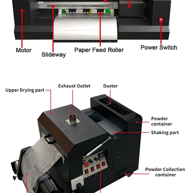 熱転写300サイズ petフィルム印刷 DTFプリンター 仕上げ機セットDTF300-XP [DTF300-XP]の製品画像03