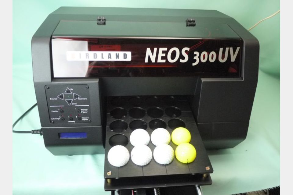 ゴルフボール専用UVプリンター バードランドNS300UV 24ボール