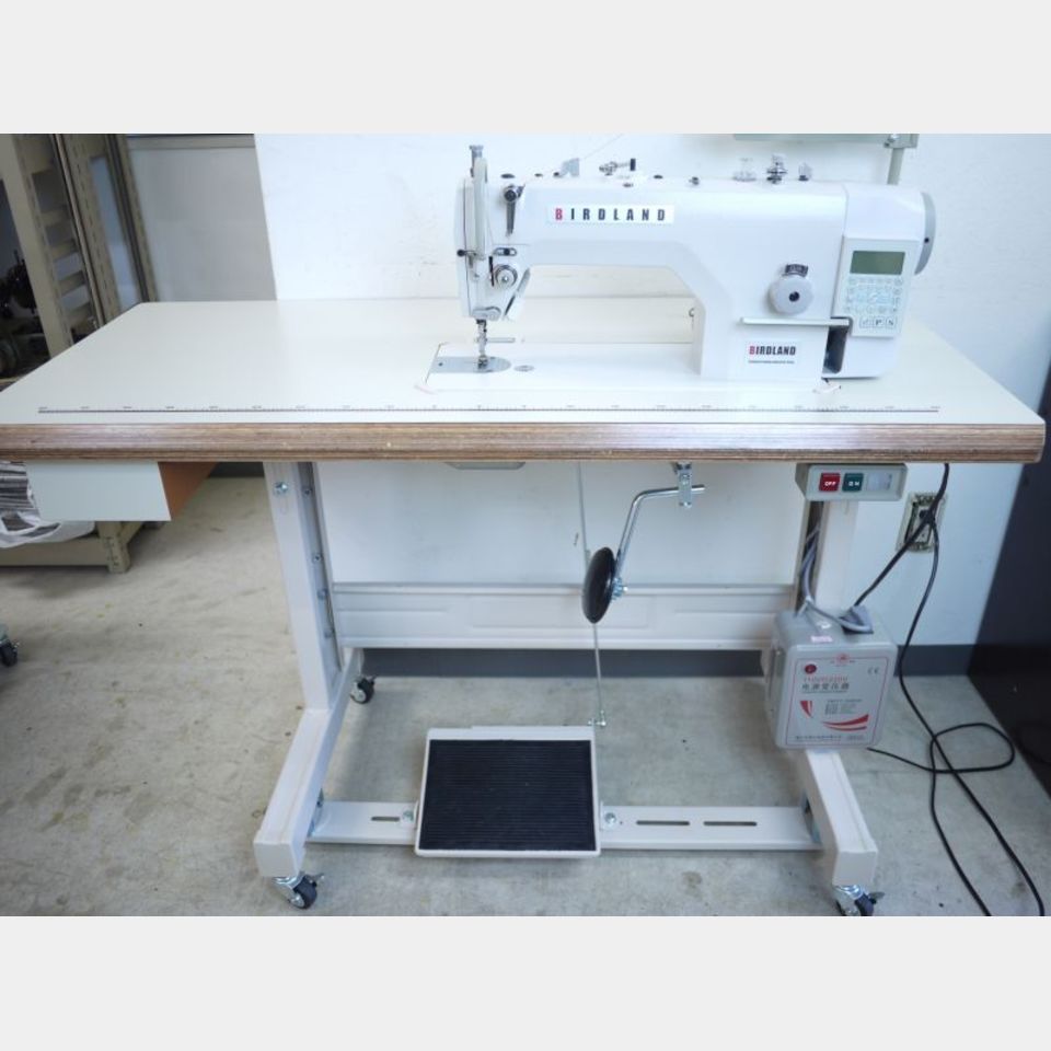 新品★薄地〜中厚地 自動糸切本縫い工業用ミシン DB9800 サーボ付の画像