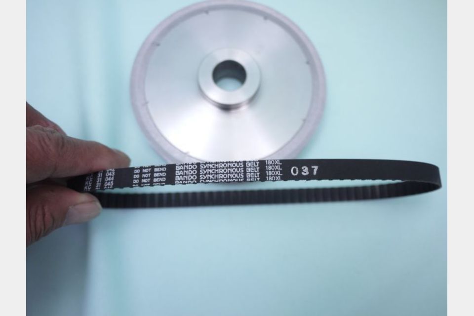 超トルク発生 アンティークミシン用 115mmXLプーリー/はずみ車 パワーキャットモーターとの併用の製品画像03