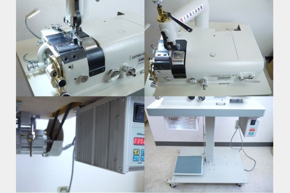 1本脚 省スペース★高性能 革漉き機 バードランドLC801W サーボM付の製品画像04