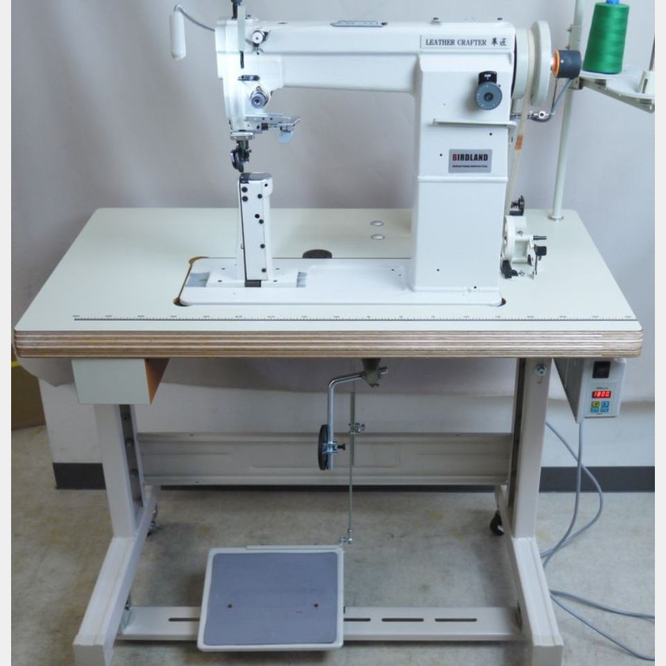 新品★バードランド ポスト型工業用ミシン LC810 帆布/革の画像