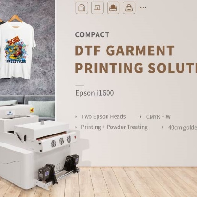 【新発売記念特別価格】DTFプリンター 400mmサイズ バードランドDTF400-XP  仕上げ機一体型 コンパクト設計の製品画像00