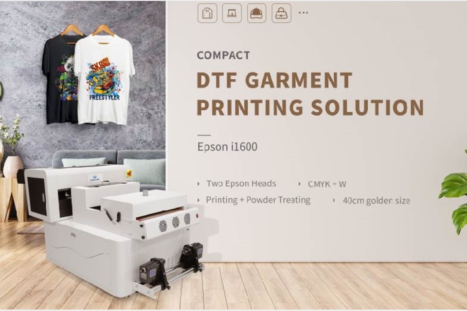 【新発売記念特別価格】DTFプリンター 400mmサイズ バードランドDTF400-XP  仕上げ機一体型 コンパクト設計の製品画像00