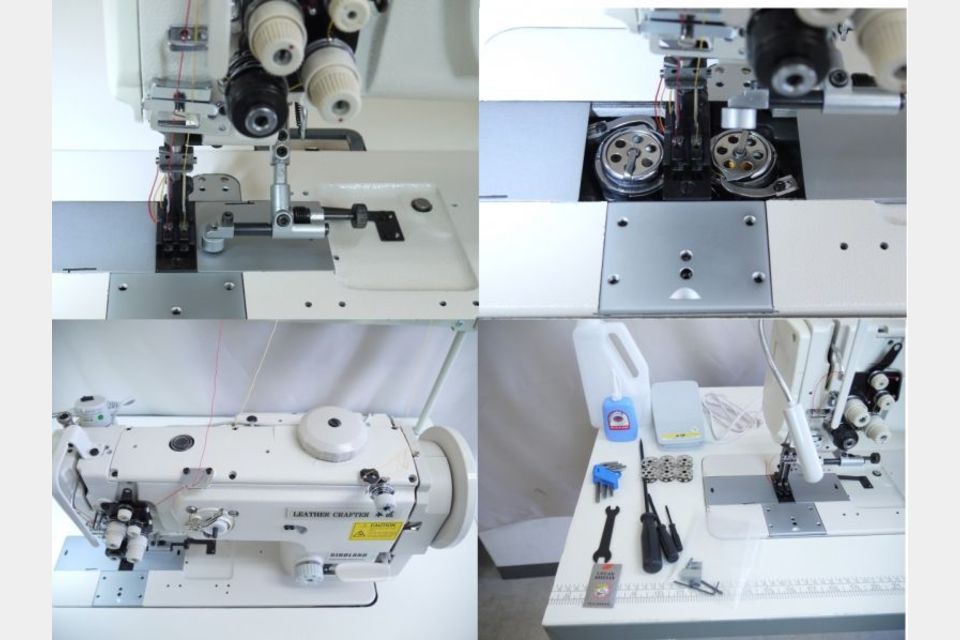 2本針本縫い 総合送り平ミシン レザークラフターLC1560 1000Wモーター